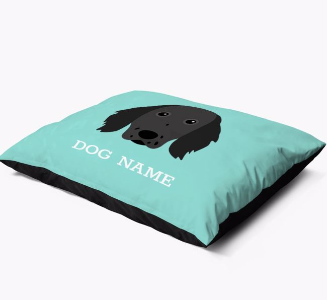 'Yappicon and Name' - Personalised {breedFullName} Dog Bed